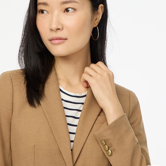 J Crew Original Schoolboy Blazer • Camel • Size 2 - Picture 3 of 7